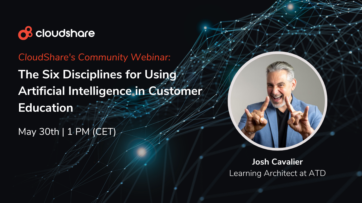 AI in customer education webinar