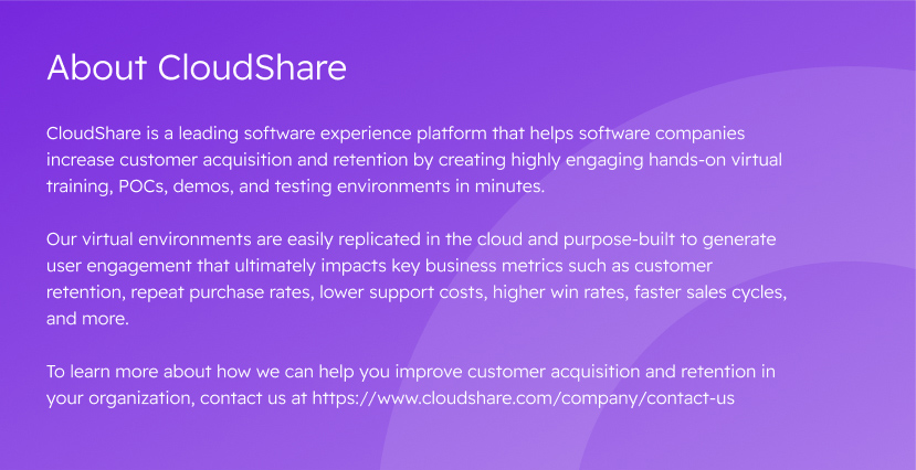 about cloudshare