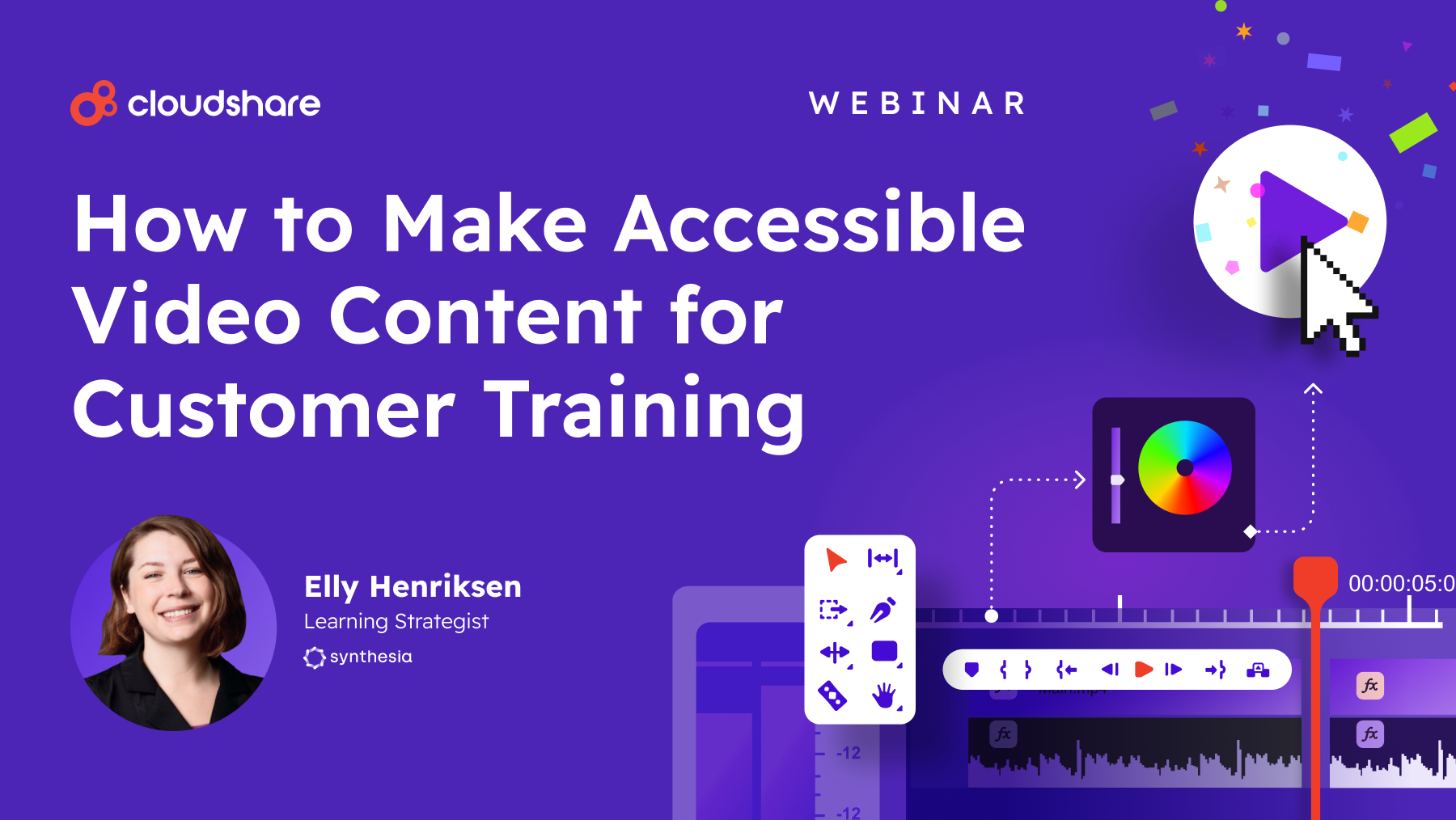 How to Make Accessible Video Content for Customer Training - with Elly Henriksen, Synthesia