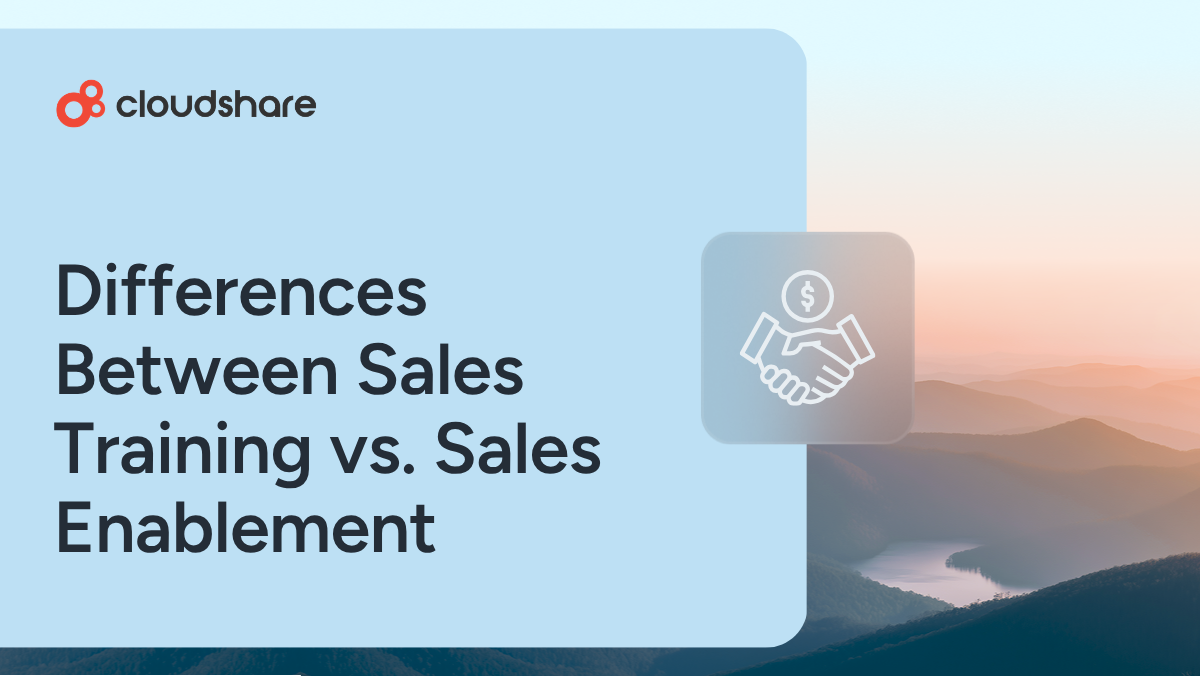 Differences between sales enablement vs sales training
