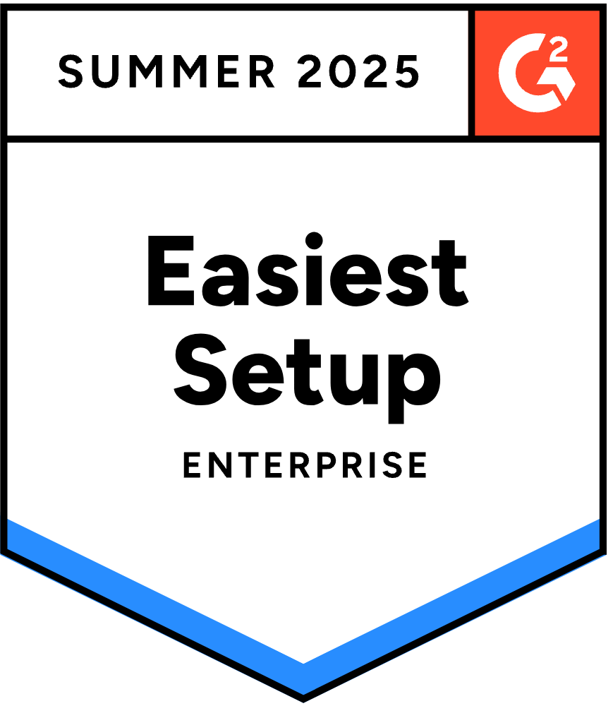 Easiest setup G2 Summer 2025 badge